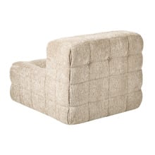 Zephyr Chenille Compressed Armless Lounge Chair